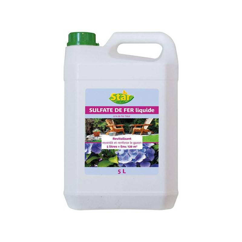 Star jardin - Sulfate De Fer Liquide 5l /nc Star Jardin - Sfl5