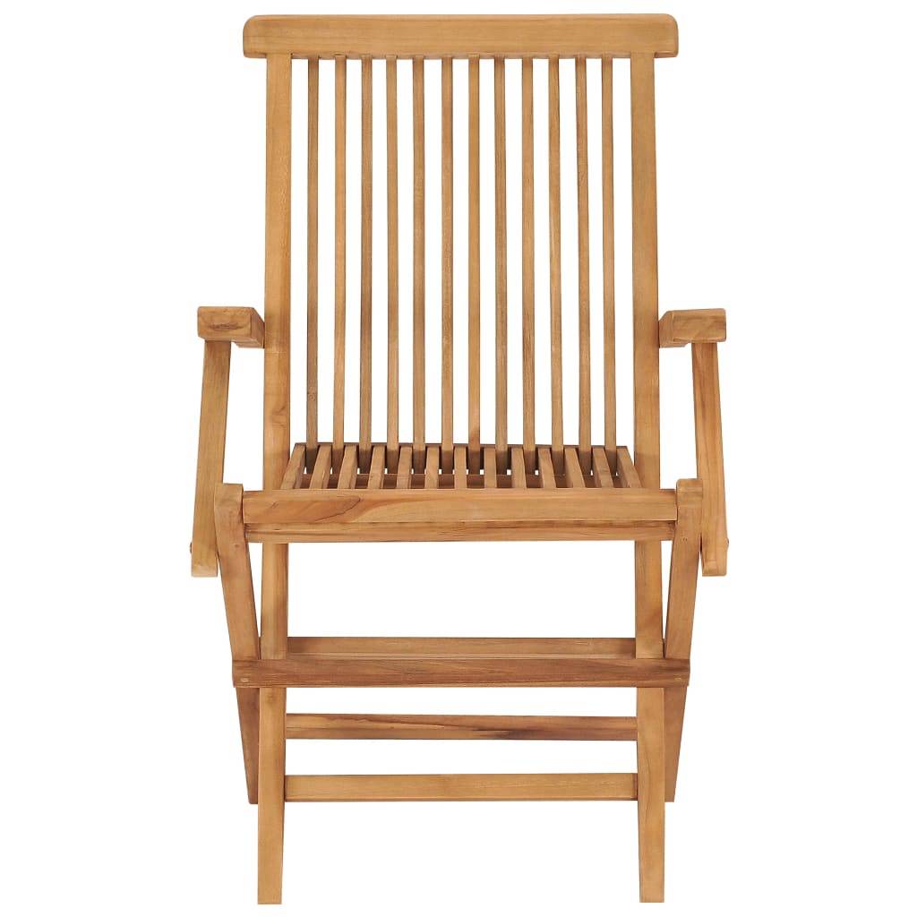 PANGIVO - Lot de 4 chaises de jardin bois teck massif rouge 55 x 60 x 89 cm - PANGIVO - Image 10