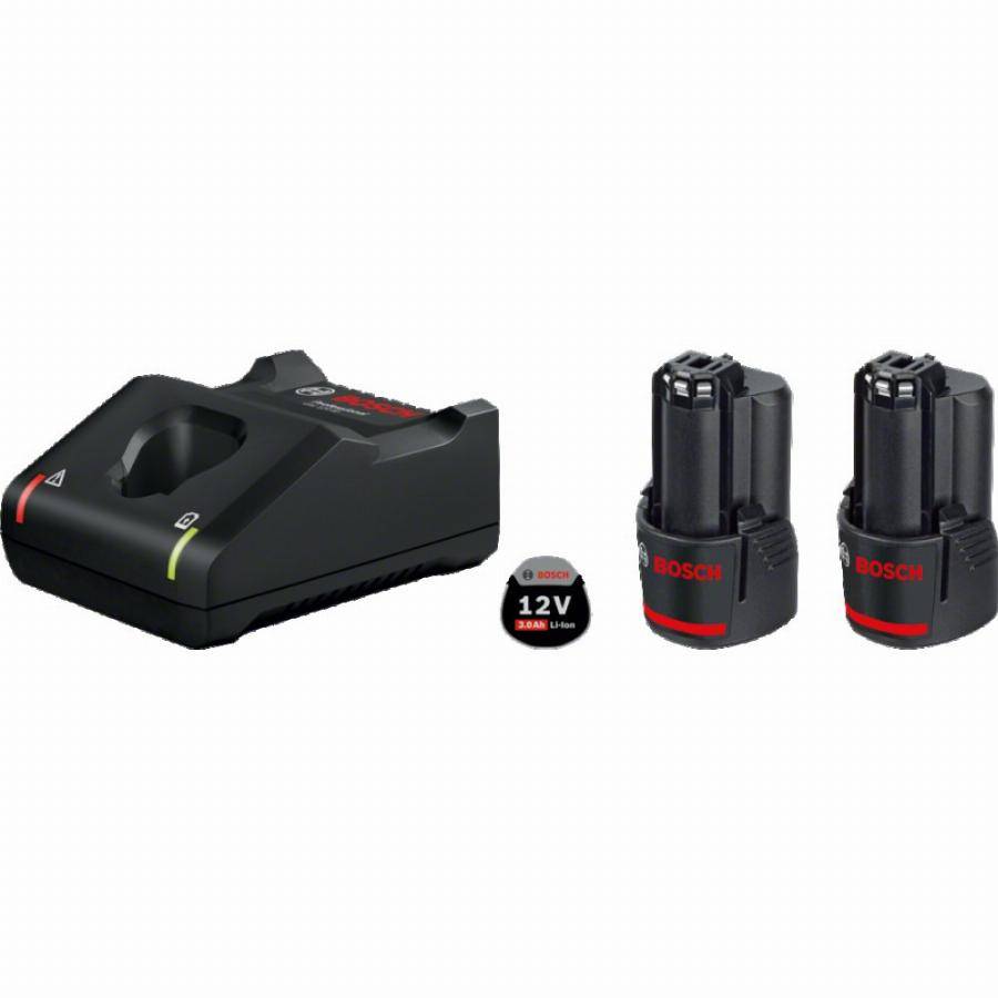 Bosch - Pack de 2 batteries GBA 12V 3.0Ah + chargeur GAL 12V-40 - BOSCH - 1600A019RD - Image 1