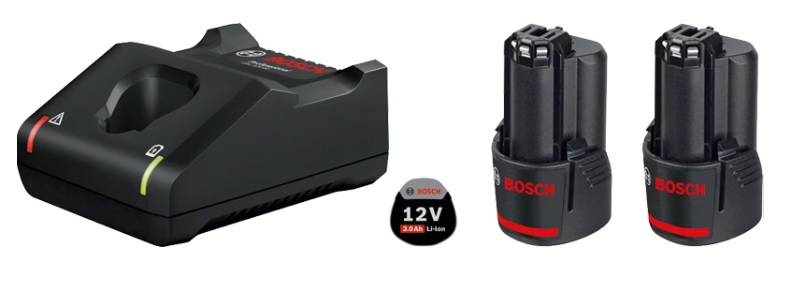 Bosch - Pack de 2 batteries GBA 12V 3.0Ah + chargeur GAL 12V-40 - BOSCH - 1600A019RD - Image 2