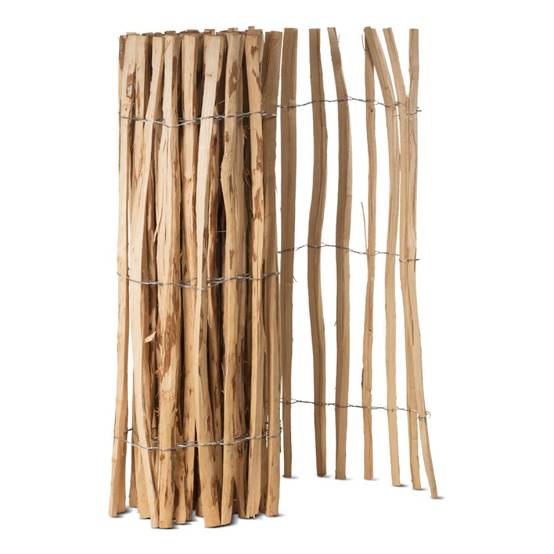Ganivelle clôture en bois L 5m x H 1m00 - Espacement des piquets 3 à 5 cm - Easy Clôture - Image 1