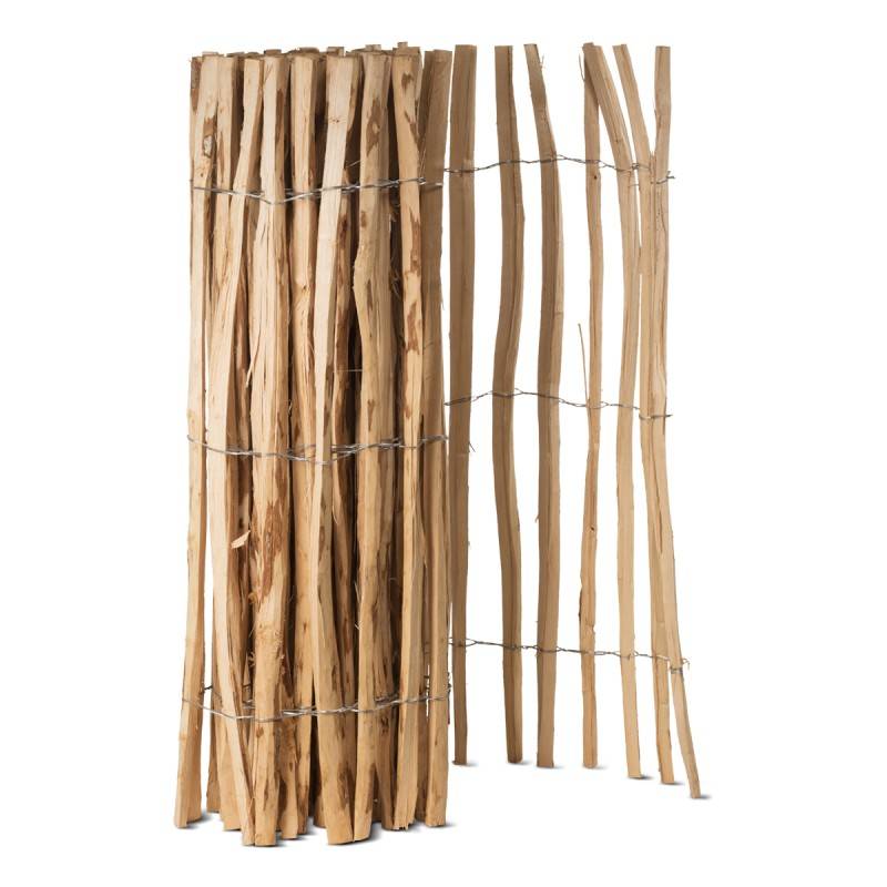 Ganivelle clôture en bois L 5m x H 1m00 - Espacement des piquets 3 à 5 cm - Easy Clôture - Image 1