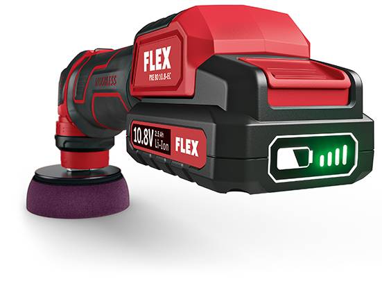 Polisseuse 18V PXE 80 10.8-EC/2.5 P-Set FLEX - 2 batteries + chargeur + coffret + 19 accessoires - 469076 - Image 3