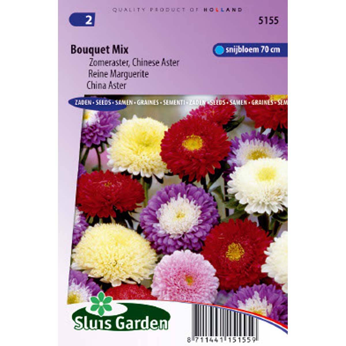 Graines de Reine-marguerite Bouquet en mélange le sachet de 300 graines environ (0,8g)