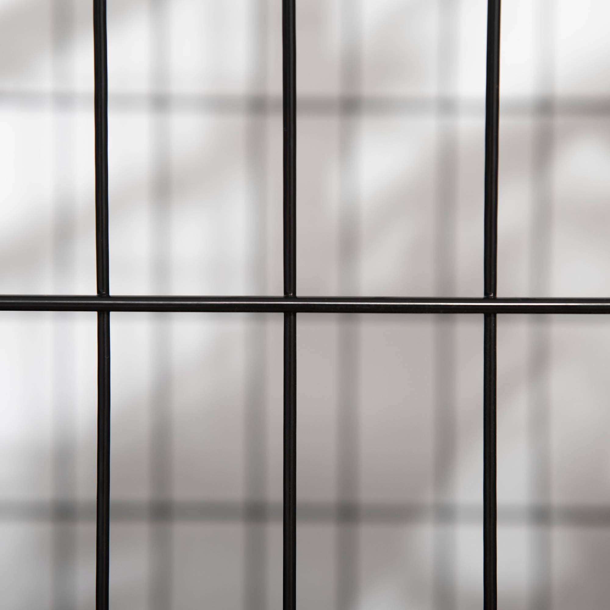 Pawhut - Cage pour chien animaux cage de transport sur roulettes 2 portes noir - Image 4