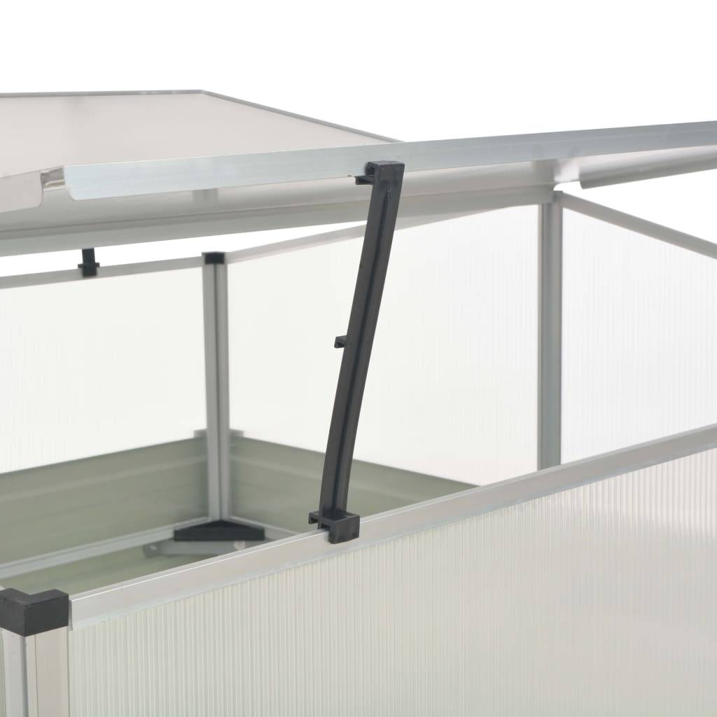 Serre châssis surélevée en acier galvanisé et polycarbonate Anthracite – ComfortXL Outdoor Living - Image 5