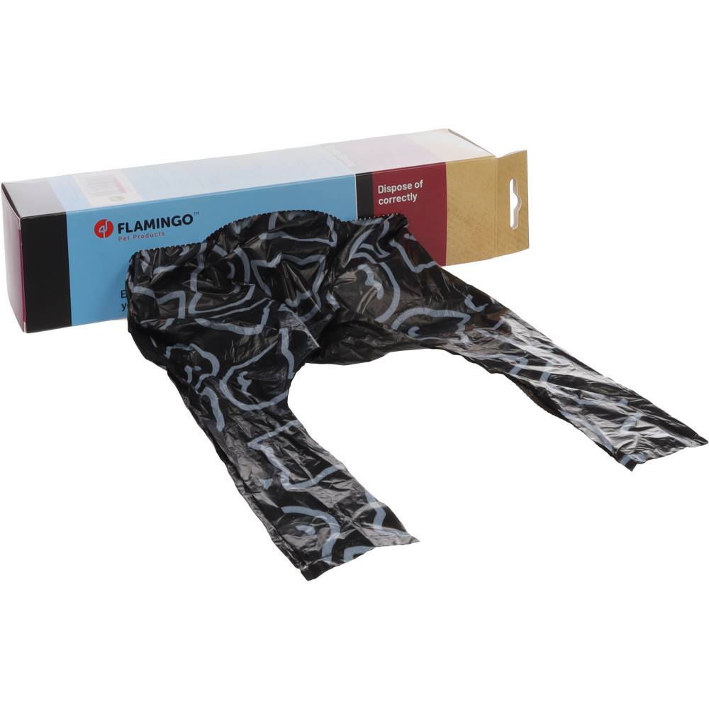 Sac poubelle Trish Noir pour bac a litière 50 sacs pour chat - Image 2