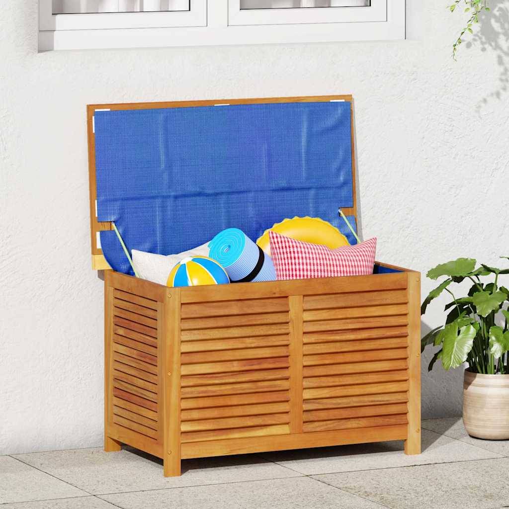 Boîte de rangement jardin bois acacia naturel 90 x 50 x 56 cm - PANGIVO - Image 1