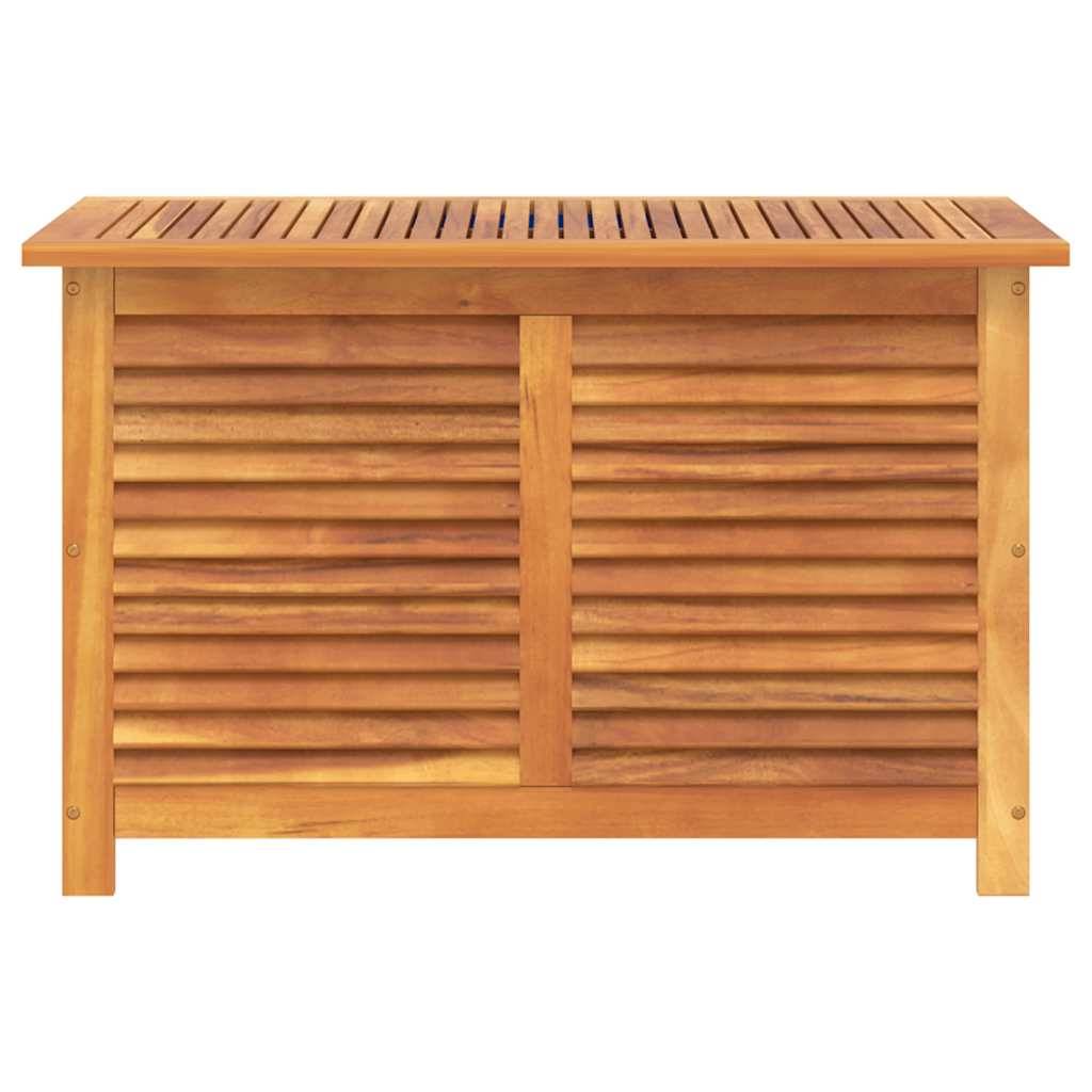 Boîte de rangement jardin bois acacia naturel 90 x 50 x 56 cm - PANGIVO - Image 6