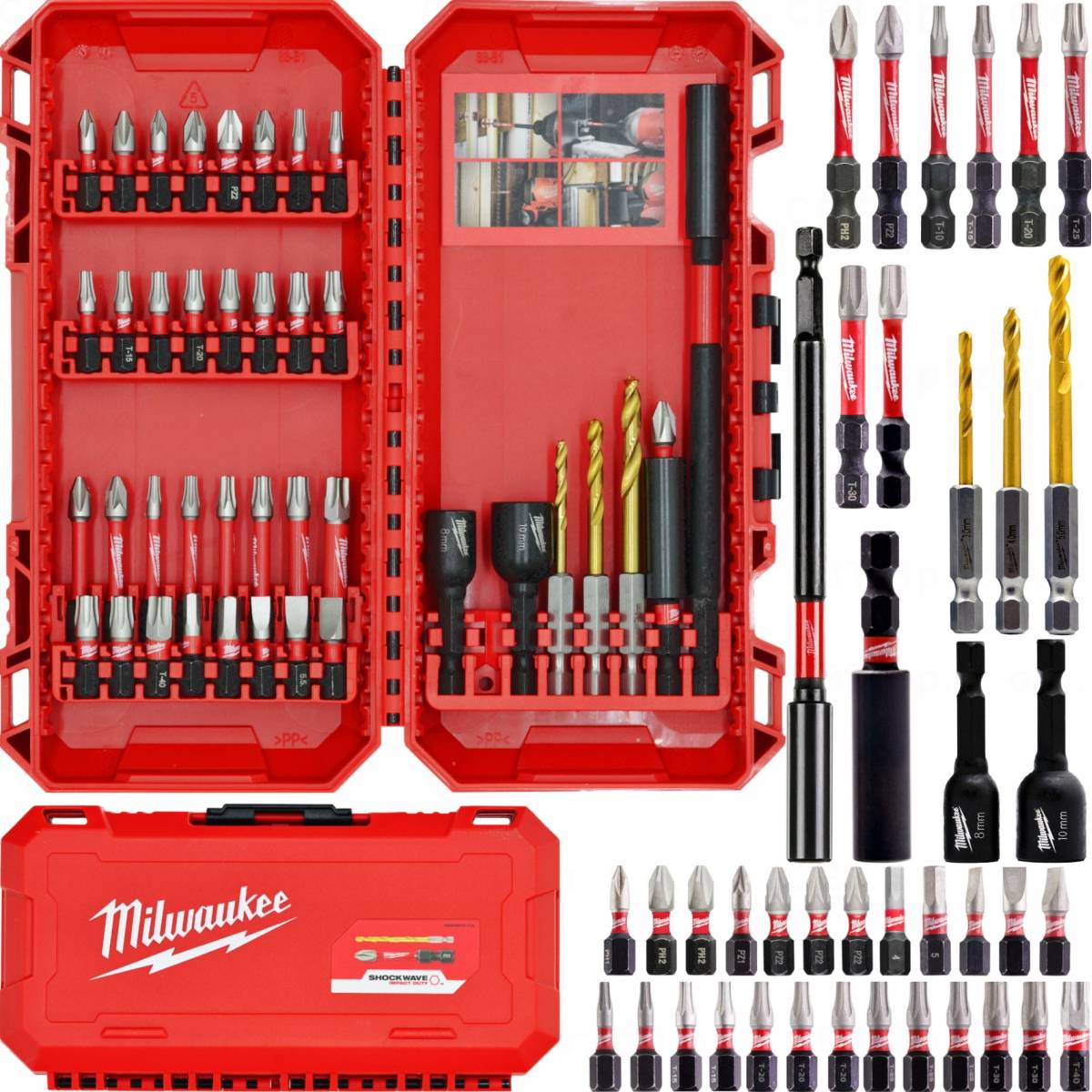 Coffret 40 embouts de vissage pour visseuse à choc Shockwave - MILWAUKEE - 4932492004 - Image 3