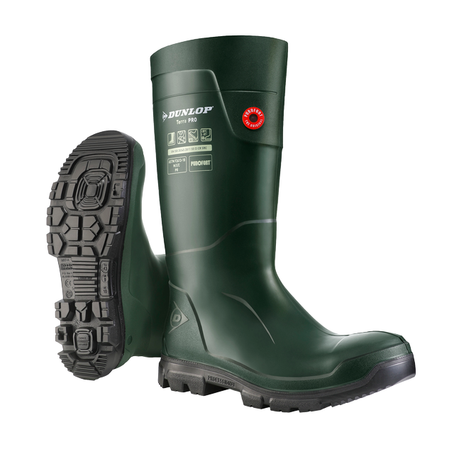 Dunlop - Botte sécurité DUNLOP Purofort TerraPRO Full Safety - vert/noir - S5 - T.41 - LJ2KL02.FR.41