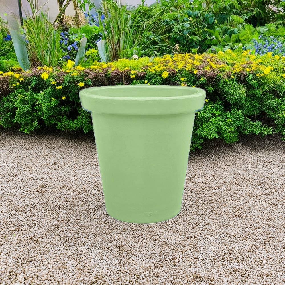 Plast'Up Rotomoulage - Pot de fleurs rond xxl delight 420l- lot de 2 - plast'up rotomoulage - Image 2
