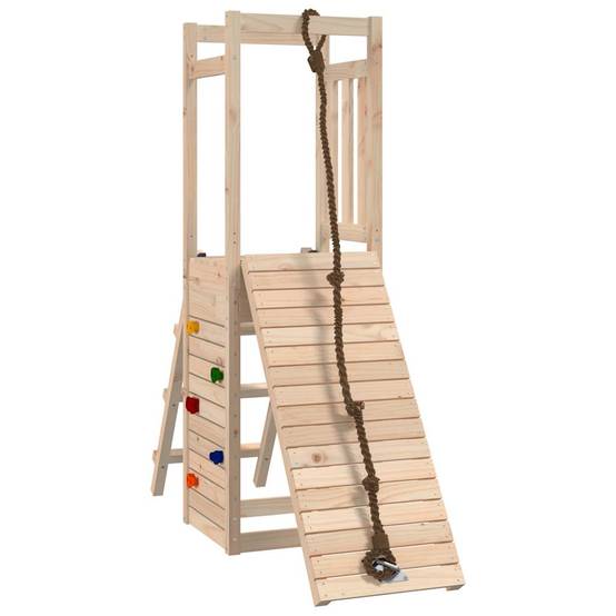 Aire de jeux d'extérieur - Jeu Plein air enfant bois de pin massif-JU1698 - Image 1