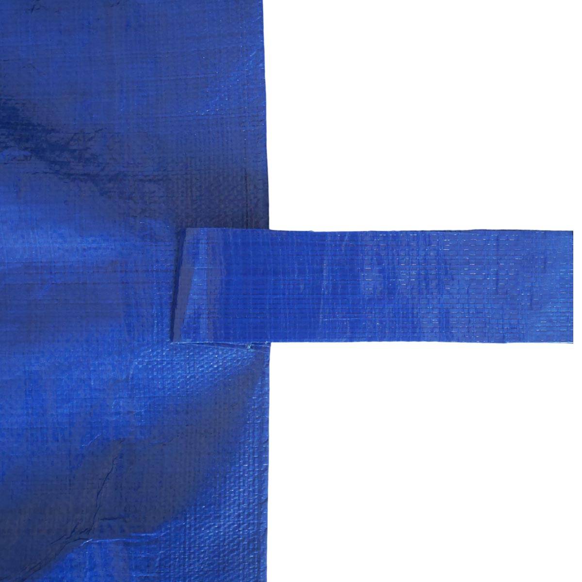 Tecplast - Bâche Piscine rectangulaire - 4x7 m - Couverture Piscine d'hivernage PO155RG avec Filet d'écoulement central TECPLAST - Image 6