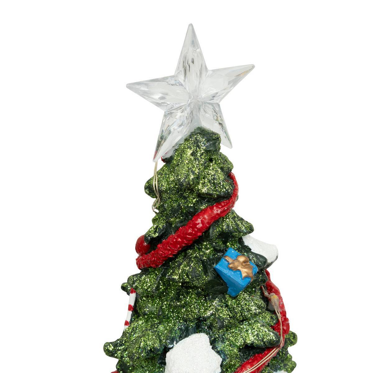 Village lumineux sapin 13 LED multicolore musical  ATMOSPHERA CREATEUR D'INTERIEUR - Image 2