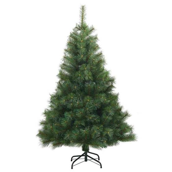 Sapin de Noël | Arbre de Noël artificiel avec 150 LED Vert 150 cm PE et PVC Maison Chic - Image 4