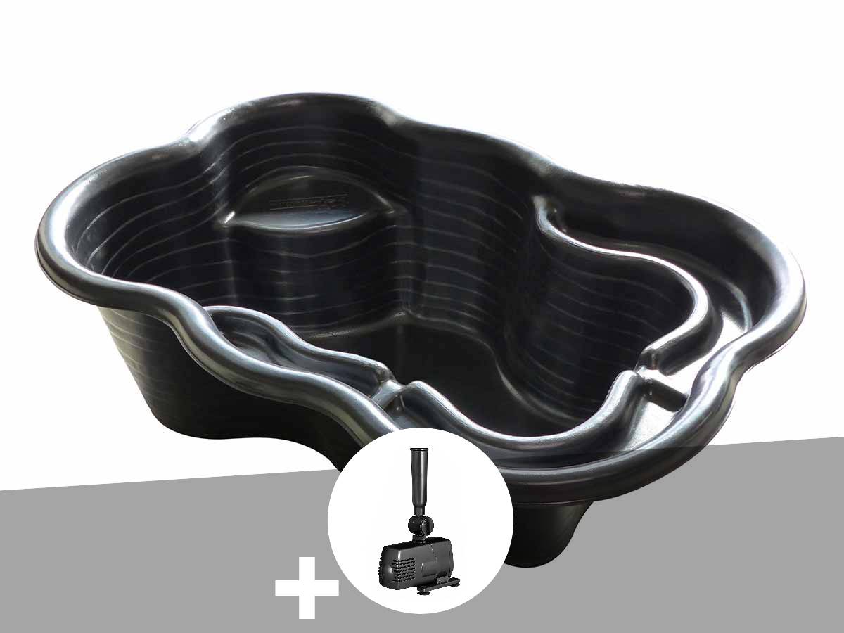 Ubbink - Bassin préformé Iris SI 1,09 m? 240 L + pompe de filtration - Ubbink