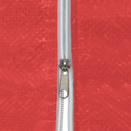 ComfortXL - Lot 2 panneaux latéraux en PE pour tente de réception protection météo 3x1.95m Rouge - ComfortXL Outdoor Living - Image 4
