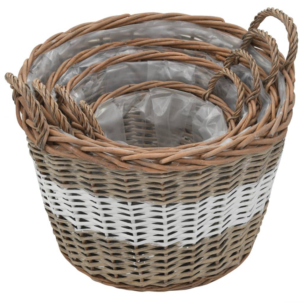 Prolenta Premium - Jardinière osier marron  22/14 x 23 cm  - Prolenta premium p346.8 - Image 3