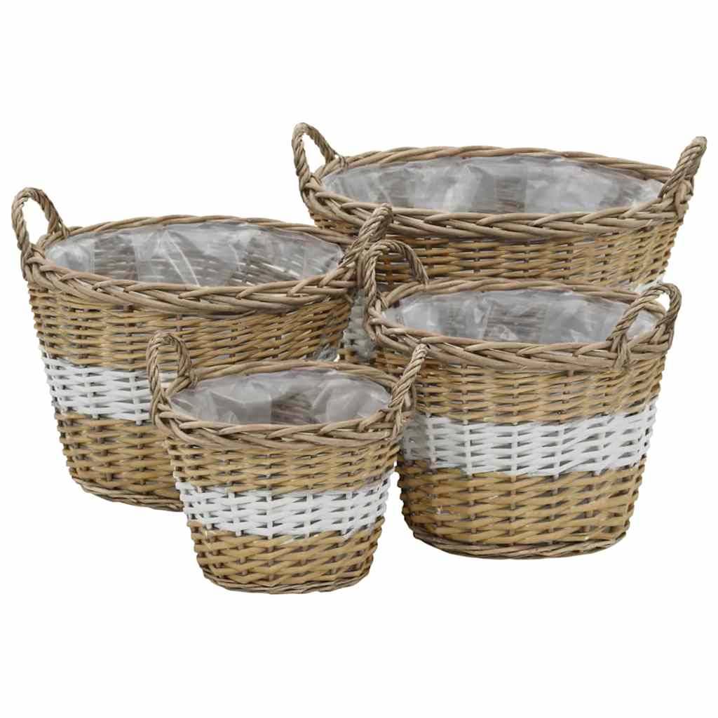 Prolenta Premium - Jardinière osier marron  22/14 x 23 cm  - Prolenta premium p346.8 - Image 2