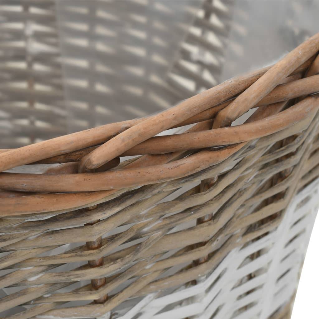 Prolenta Premium - Jardinière osier marron  22/14 x 23 cm  - Prolenta premium p346.8 - Image 6