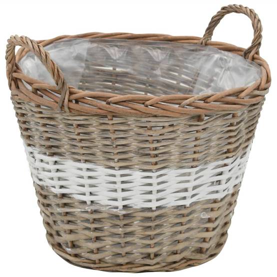 Prolenta Premium - Jardinière osier marron 22/14 x 23 cm - Prolenta premium p346.8 - Image 4