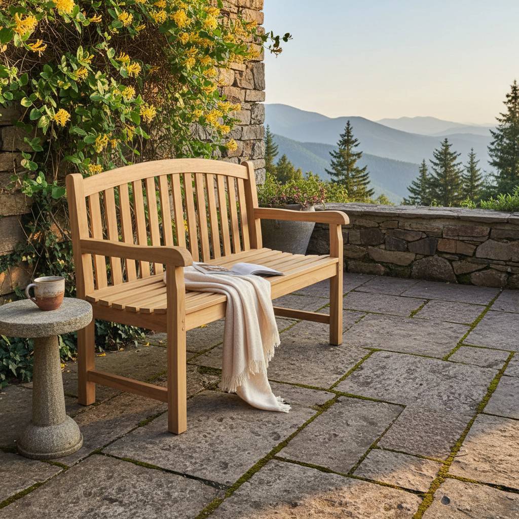 Banc en teck massif Oxford 130 cm - TECK'Attitude - Image 8