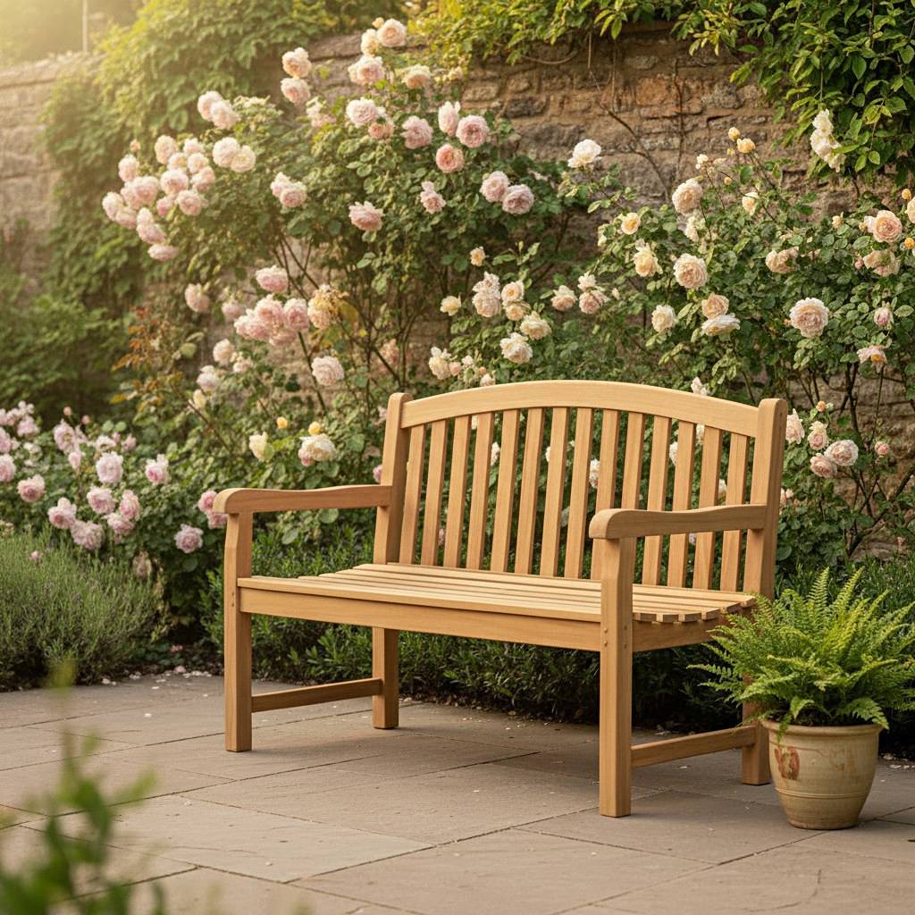 Banc en teck massif Oxford 130 cm - TECK'Attitude - Image 7