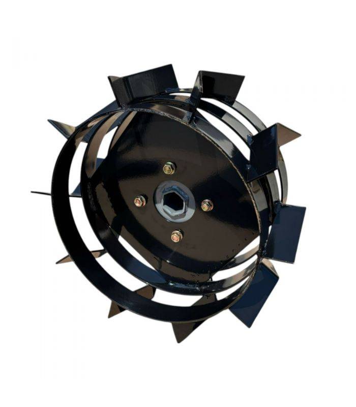 Paire de roues métalliques 4.00-8 axe 23 mm pour motoculteur toute marque – DAEWOO DAACC-116-23 - Image 4