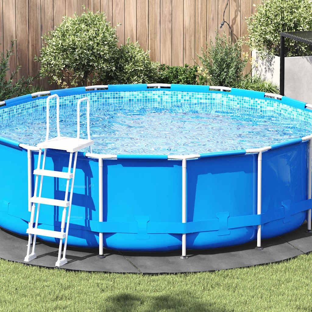 Maison Chic - Bâche de protection | Bâche de piscine gris clair Ø306 cm géotextile polyester Maison Chic - Image 2