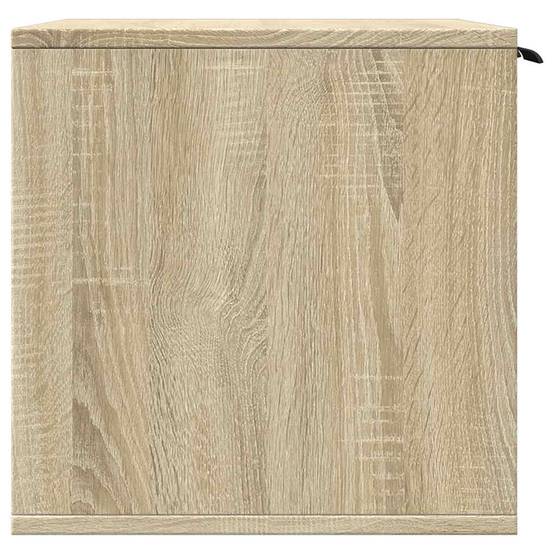 Meuble de bac à litière bois d'ingénierie chêne sonoma 60 x 40 x 40 cm - PANGIVO - Image 6