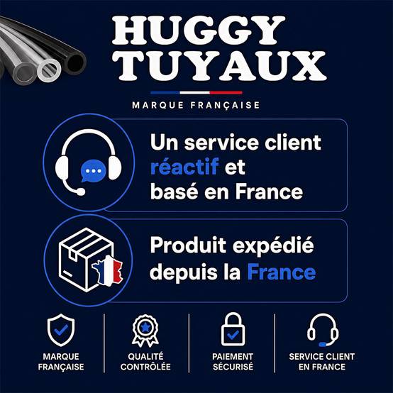 Huggy Tuyaux - Tuyau d'arrosage 3 couches Ø 19 mm (3/4 pouce) - Longueur 25 mètres - HUGGY TUYAUX - Image 3