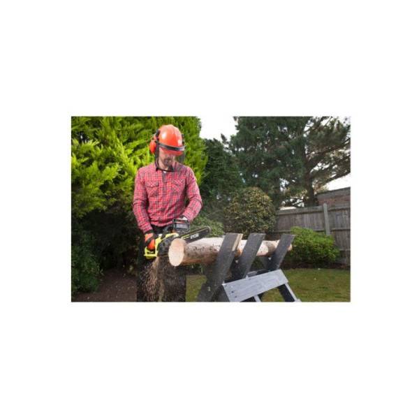 RYOBI - Tronçonneuse 1900 W - guide 35 cm - 15 m/s - tendeur sans outil - 2eme chaîne offerte - RCS1935B2C - Image 4