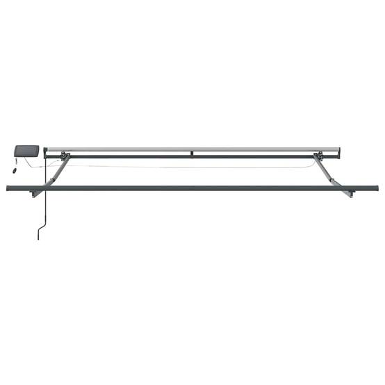 Store de Terrasse Manuel avec Éclairage LED en Tissu Rétractable pour Soirées en Extérieur Beige 300x250 cm – ComfortXL Outdoor Living - Image 9