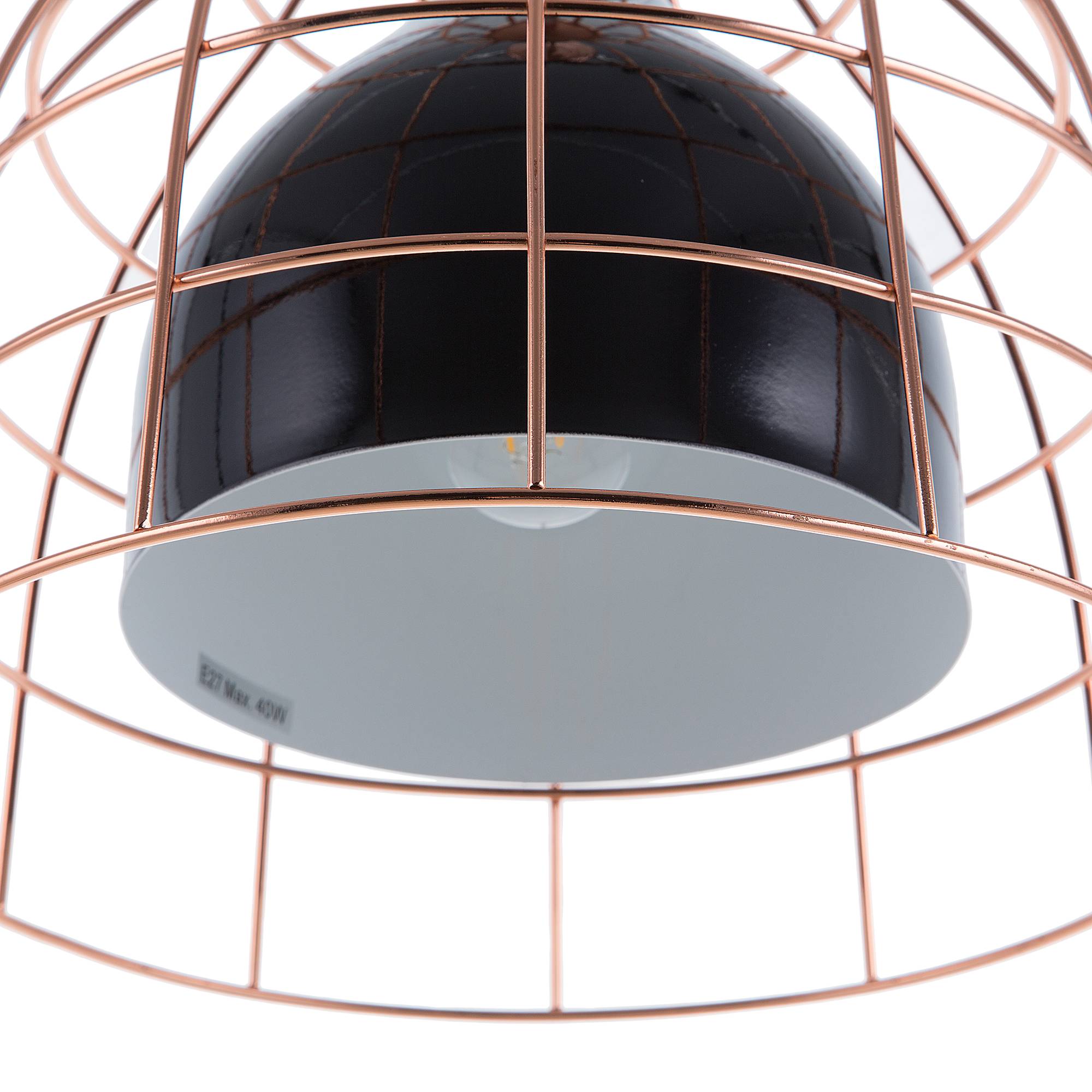 Beliani - Lampe suspension Métal Noir TRESA - Beliani - Image 5