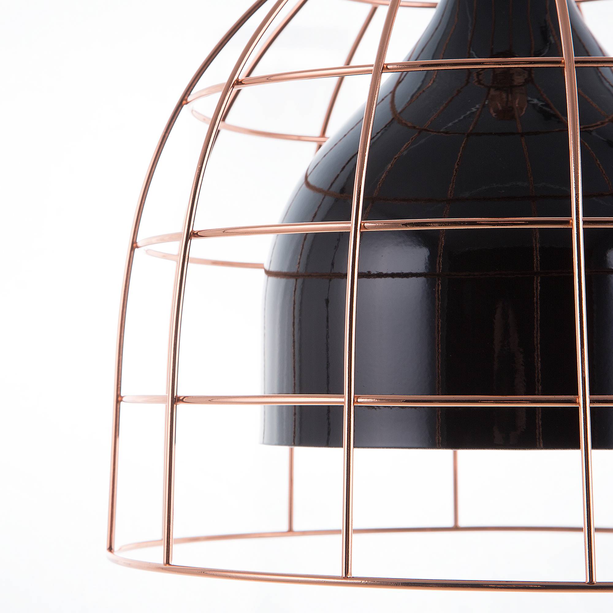 Beliani - Lampe suspension Métal Noir TRESA - Beliani - Image 6