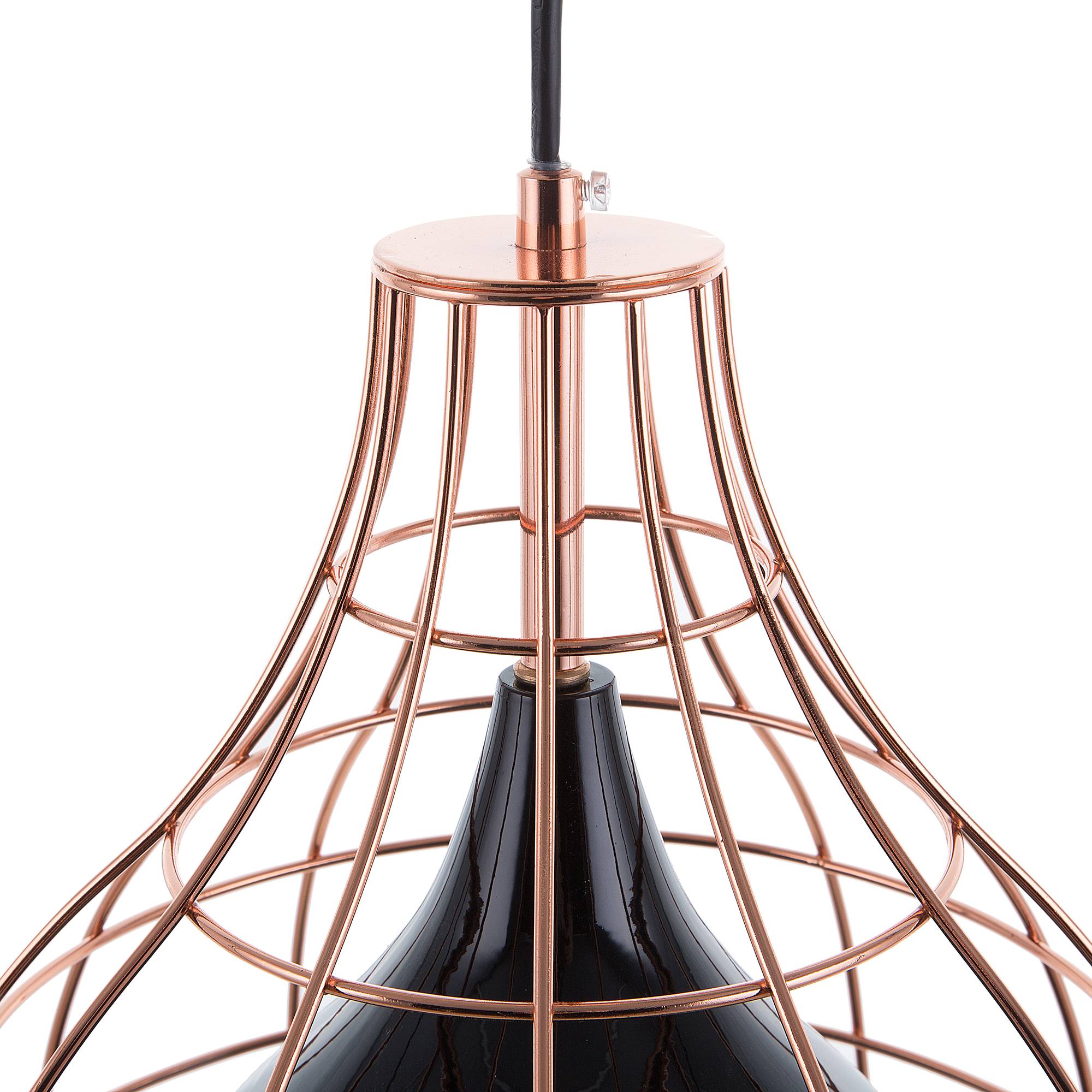 Beliani - Lampe suspension Métal Noir TRESA - Beliani - Image 7