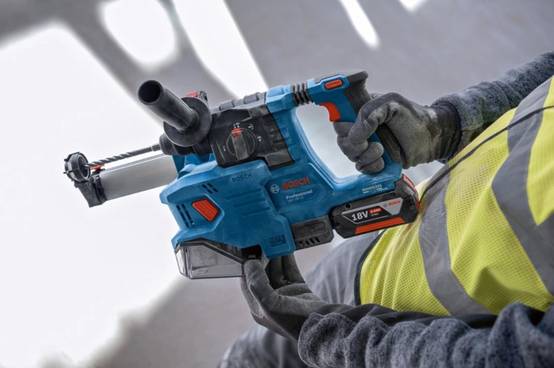 Bosch - Perforateur 18V SDS-Plus GBH 18V-22 - BOSCH - avec 2 batteries 4 Ah - chargeur - L-BOXX - 611924002 - Image 6