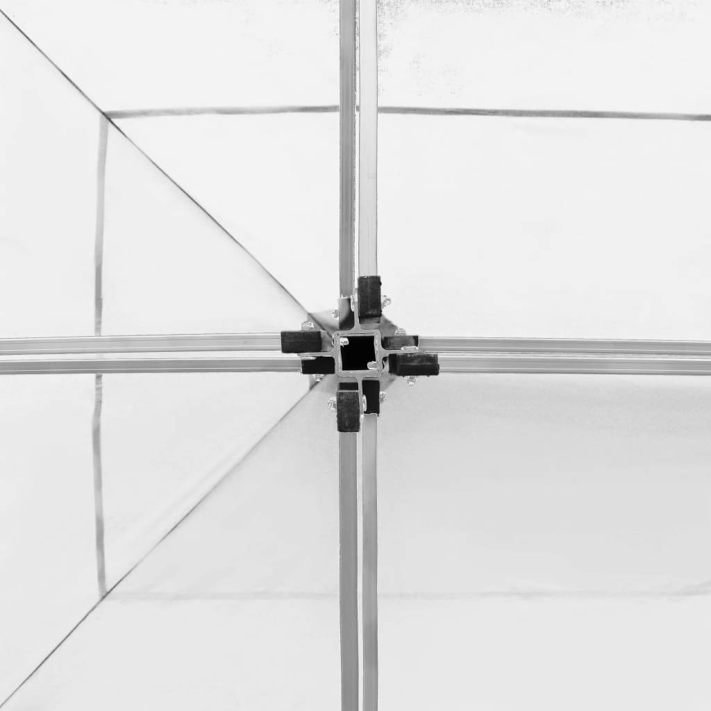 Tente de réception aluminium blanc 600 x 300 x 307 cm - PANGIVO - Image 9