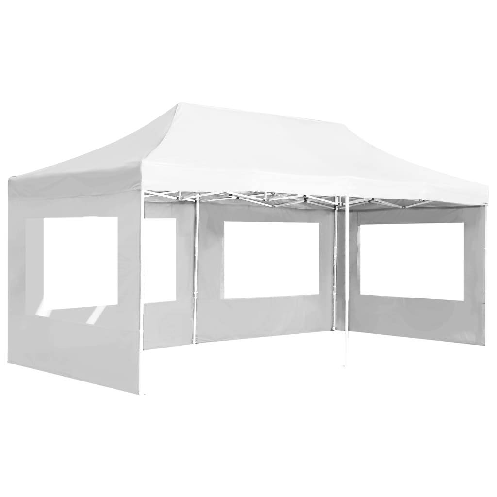 Tente de réception aluminium blanc 600 x 300 x 307 cm - PANGIVO - Image 2