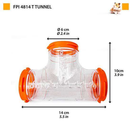 Ferplast - Accessoires pour rongeurs Ferplast Tube FPI 4814 T TUNNEL Couleurs multiples hamsters - Image 2