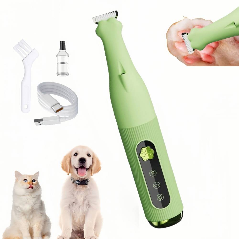 IntiMeg - Rasoir pour les pattes de chien et de chat Vert IntiMeg - Image 1