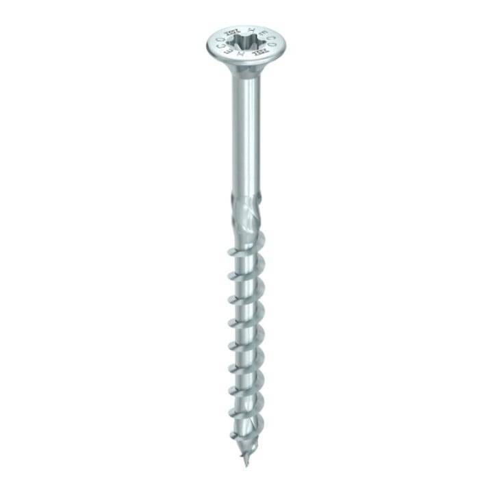 Vis HECO-Topix-Plus - Ø5x80mm - Tête Fraisée à poches de fraisage - Filetage Partiel - T25 - Boite de 200 - 62256 - Image 1