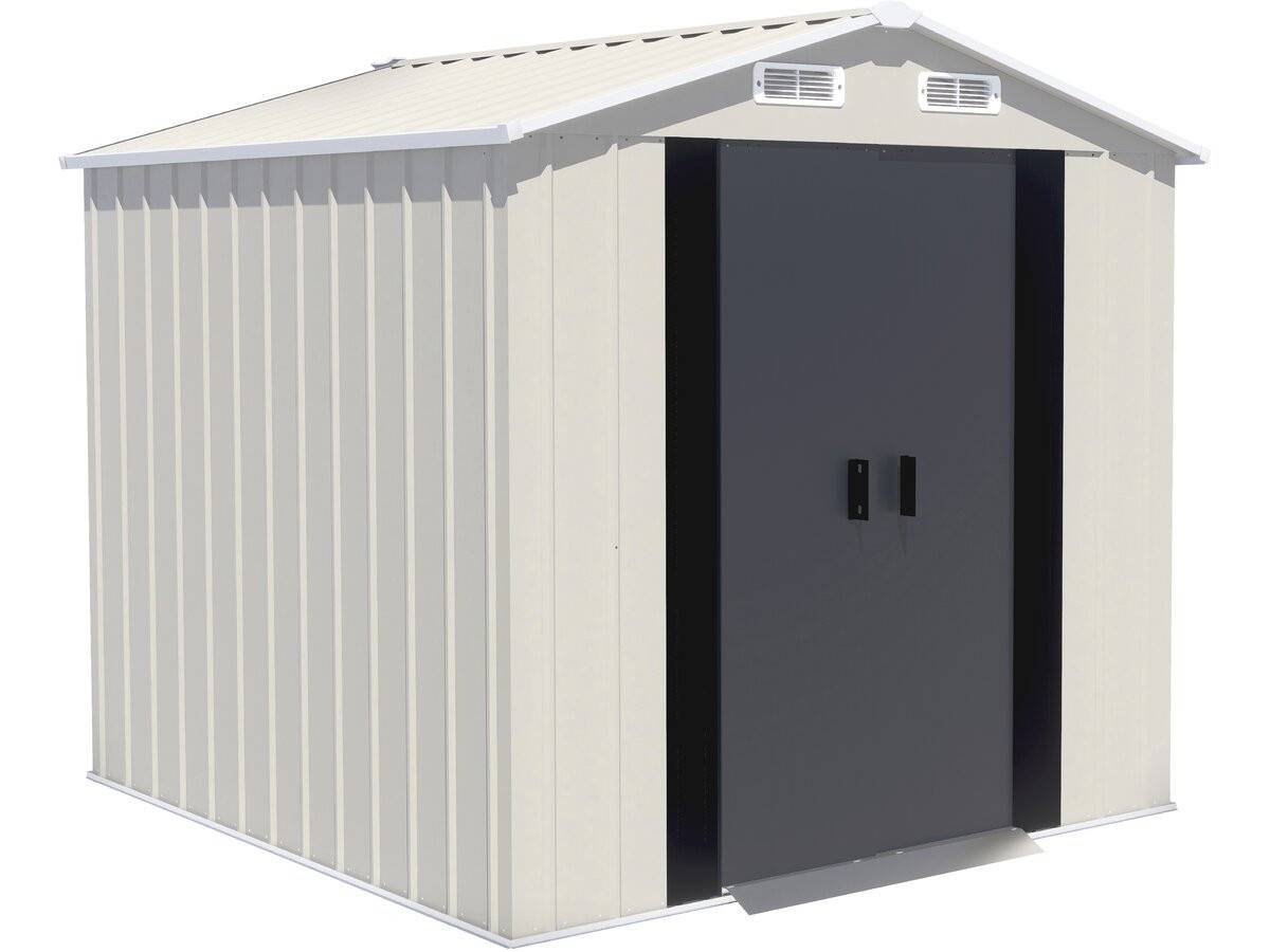 Habitat Et Jardin - Abri De Jardin En Métal "nebraska" - 4,12 M² - Beige -habitat Et Jardin