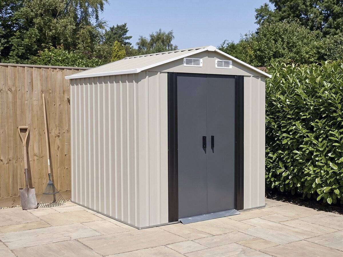 Habitat Et Jardin - Abri De Jardin En Métal "nebraska" - 4,12 M² - Beige -habitat Et Jardin - Image 2