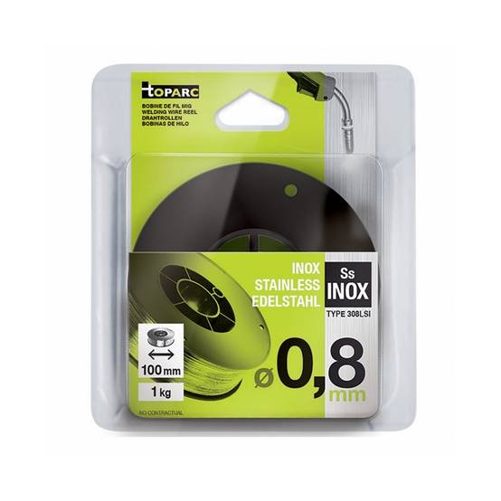 Fil plein inox Ø0,8mm - 1,0kg