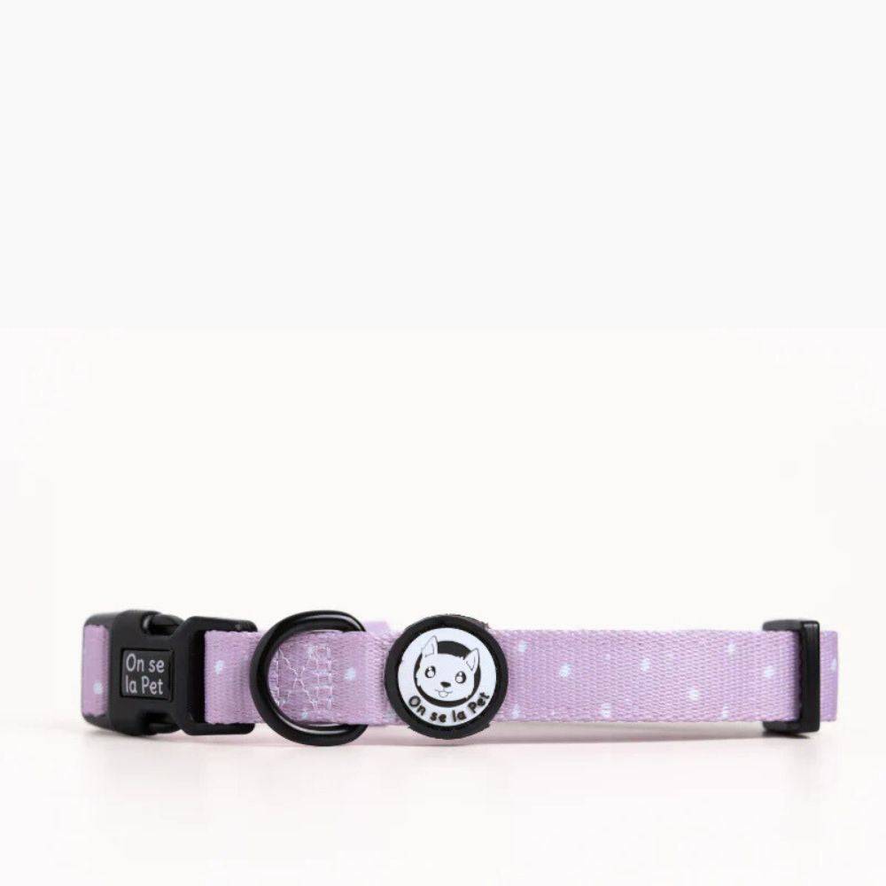 Collier réglable, rembourré et résistant - Lilas – On se la Pet - Image 2