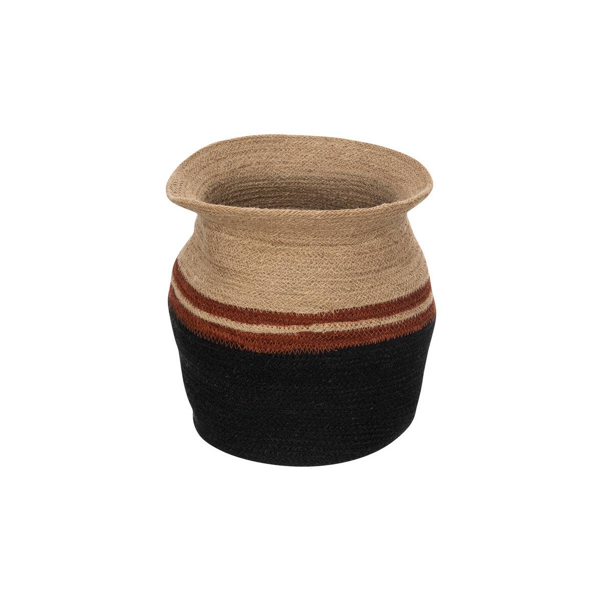Lot de 2 Paniers de rangement en Jute colorée D 40 et D 30 cm - Image 5