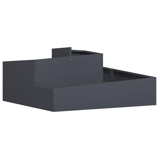 Cache-pot | Bac à fleurs de jardin Anthracite 100 x 100 x 50 cm - Image 1