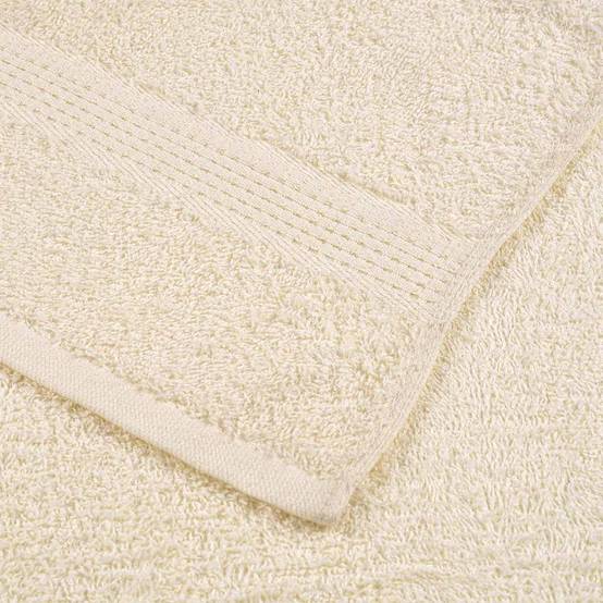 Serviettes de douche FROGN 10 pcs crème 70x140 cm 360 g/m² Maison Chic - Image 6